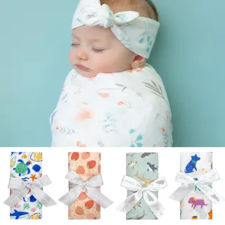 【Angel Dear】極致有機棉嬰幼兒多功能包巾(多種款式)