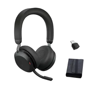 【Jabra】官方直營 Evolve2 75 商務藍芽耳機麥克風(可調段數主動降噪耳機麥克風)