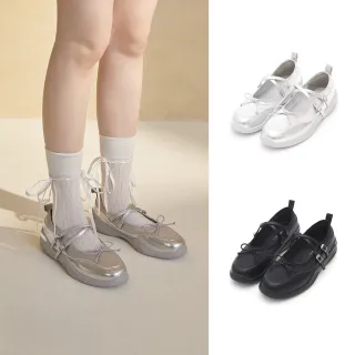 【D+AF】人間芭比雙釦帶運動風芭蕾鞋