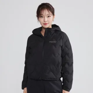 【Discovery Expedition】女版連帽羽絨外套 輕量鵝絨外套(DWDJ84056-BKS)