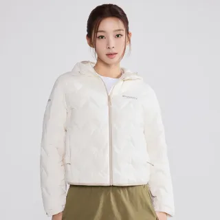 【Discovery Expedition】女版連帽羽絨外套 輕量鵝絨外套(DWDJ84056-CRS)