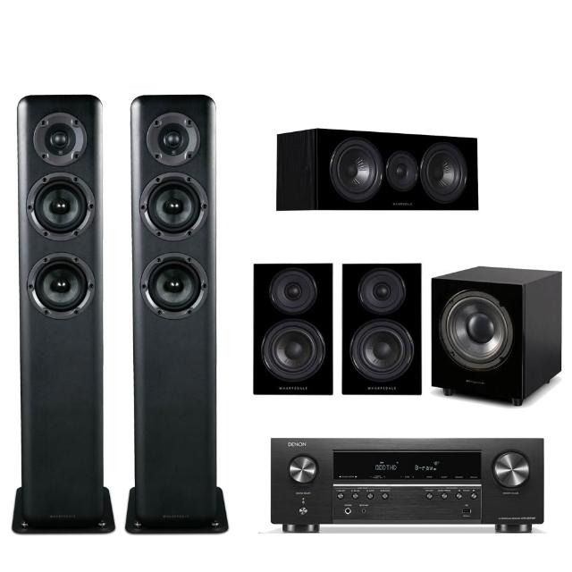 【Wharfedale】家庭劇院組合(D330+Diamond 12.C+12.1+WH-D8+DENON AVR-S570BT)
