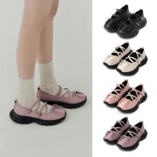 【D+AF】活力芭蕾．蝴蝶結交叉帶瑪莉珍運動鞋