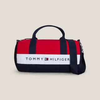 【TOMMY HILFIGER】官方旗艦館 拼色行李袋_藍色_VIP專屬限定