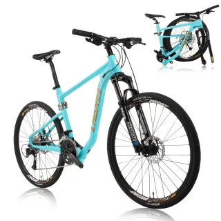 【CHANGE】DF-909B 登山車 折疊車(Shimano 27速 最強 最輕 摺疊車 自行車 單車)