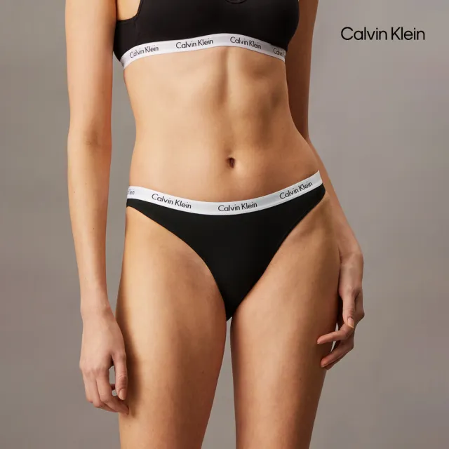 【CALVIN KLEIN】官方旗艦館 CK Carousel 比基尼內褲_黑色_VIP專屬限定