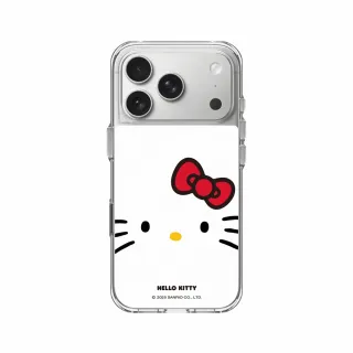 【RHINOSHIELD 犀牛盾】iPhone 17/Air/Pro/Max Clear 透明防摔磁吸手機殼/大臉Hello Kitty(Hello Kitty)