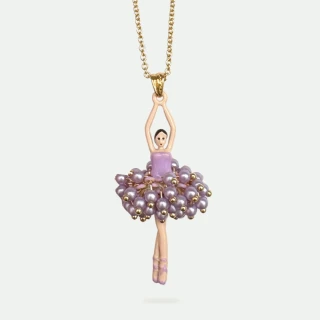 【Les Nereides】芭蕾舞伶-星幕紫項鍊