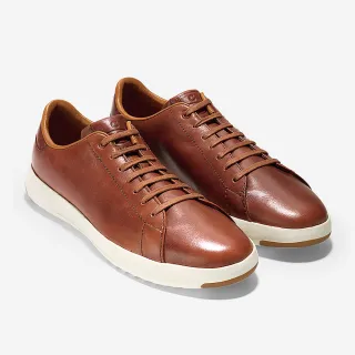 【Cole Haan】GP TENNIS SNEAKER 真皮休閒鞋 男款寬楦 棕色(C22585)