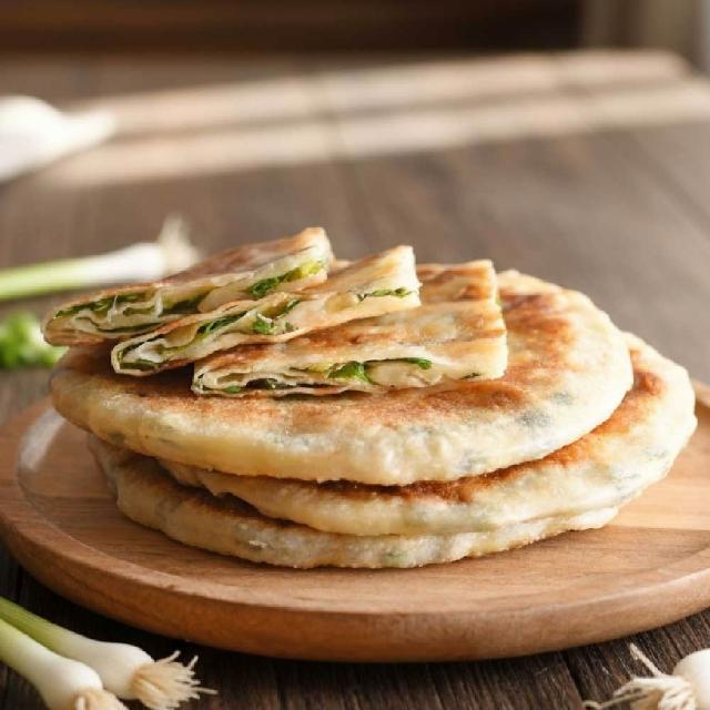 【義豐食品】蔥油派3包 10/片(羅東夜市 排隊美食 蔥油餅 蔥餅 三星蔥 蔥抓餅)
