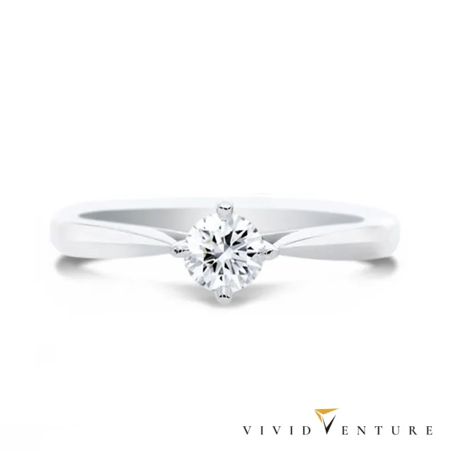 【Vividventure 亞帝芬奇】14K 天然鑽石 GIA 30分 FSI2 戒指+20分 鑽石 男戒 愛的抉擇(對戒 結婚 套組)
