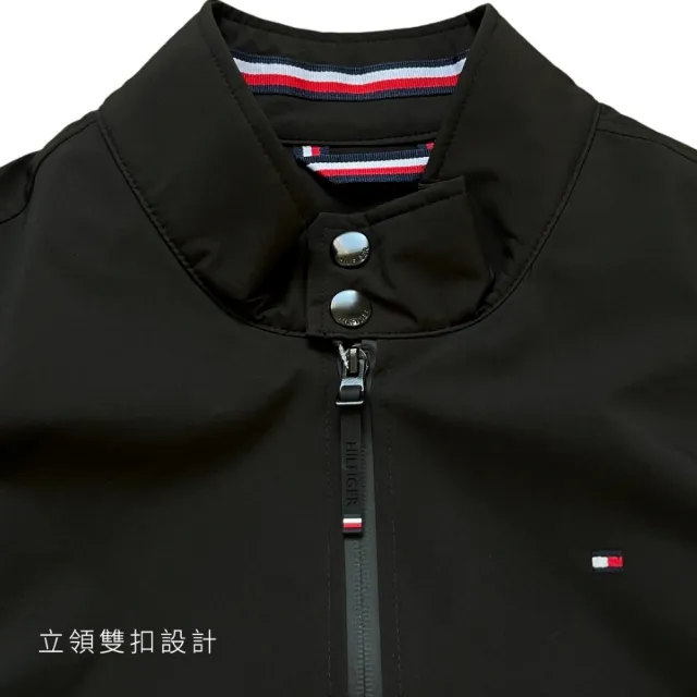 【TOMMY HILFIGER】男生 飛行夾克 防風防潑水 立領 男款 風衣外套(飛行外套)