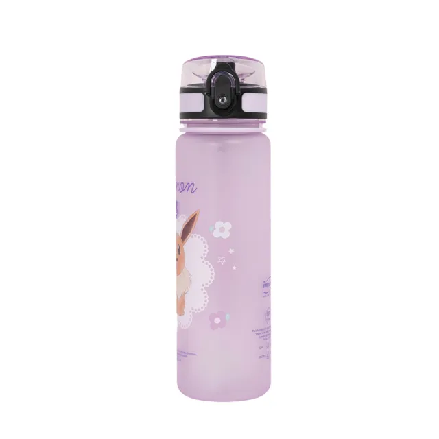 【IMPACT 怡寶】寶可夢伊布彈蓋Tritan水壺／水杯/水瓶（500ML）附提繩-粉紫