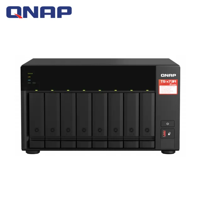 【QNAP 威聯通】搭希捷IronWolf 4TBx2★TS-873A-8G 8Bay NAS 網路伺服器