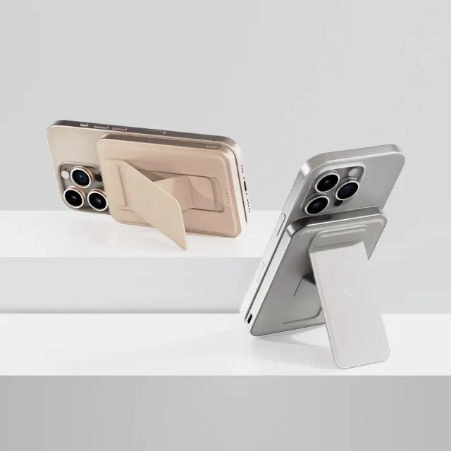 【Allite】超薄充 5000 mAh Qi2 磁吸支架行動電源(產品標示 Wh 可帶上飛機)