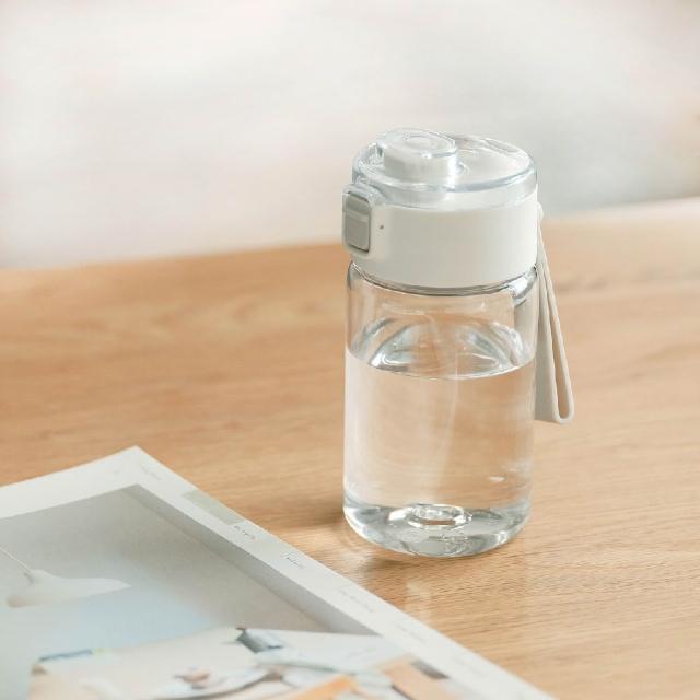 【MUJI 無印良品】攜帶式透明水壺/350ml