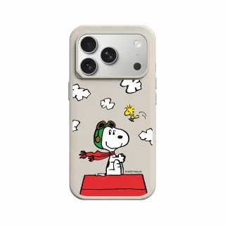 【RHINOSHIELD 犀牛盾】iPhone 17/Air/Pro/Max SolidX 強化吸震緩衝防摔手機殼/小小飛行員(Snoopy)