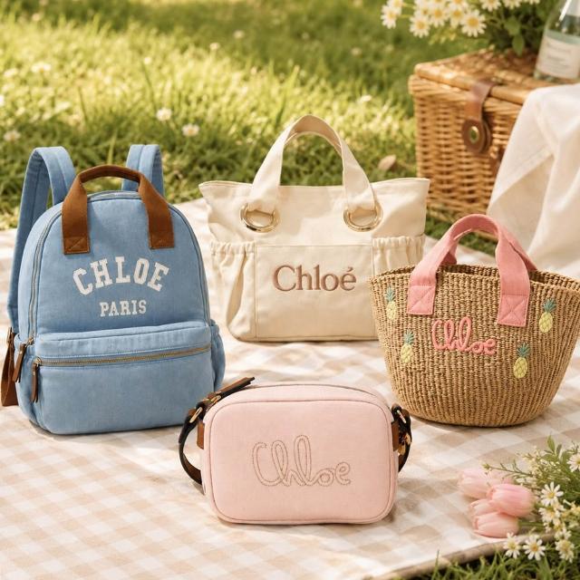 【Chloe’ 蔻依】經典LOGO帆布包/相機包(多款選)