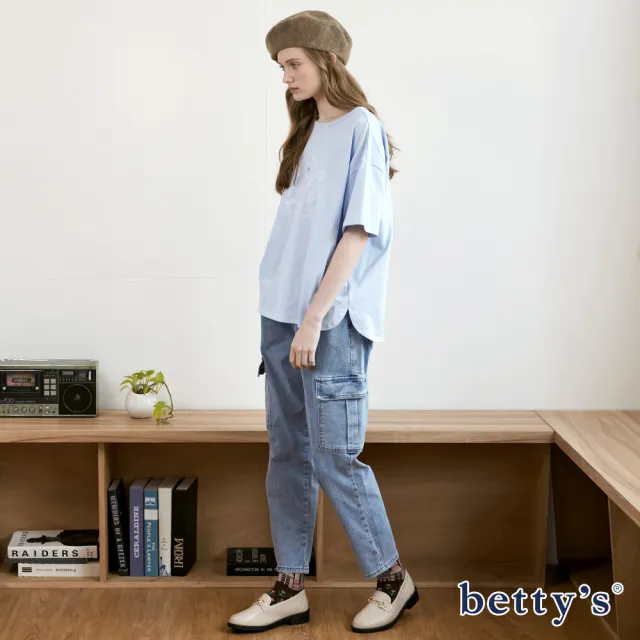 【betty’s 貝蒂思】熊熊繡花短袖T-shirt(共二色)