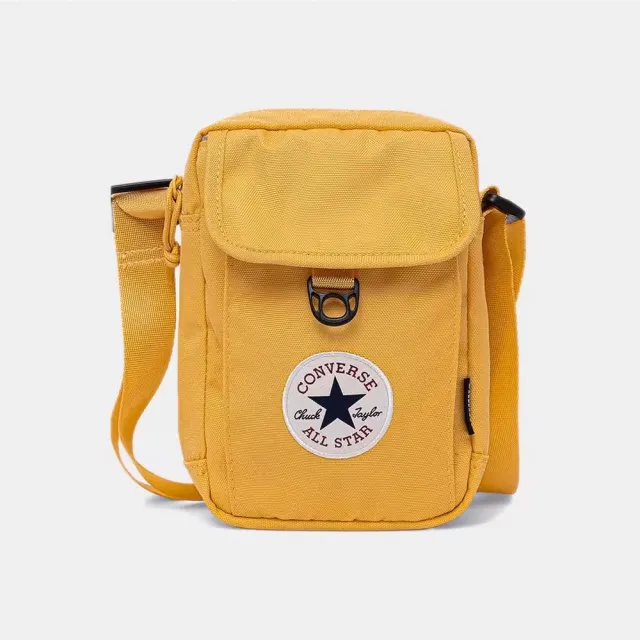 【CONVERSE】匡威 ALL STAR 經典復古黃色斜跨包 隨身腰包 側背單肩包 隨行小包 女朋友禮物(10020540A14)