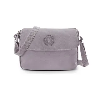 【冰山袋鼠】時光旅人 - 知性輕巧百搭斜背小包 - 薄霧灰(B171GR)