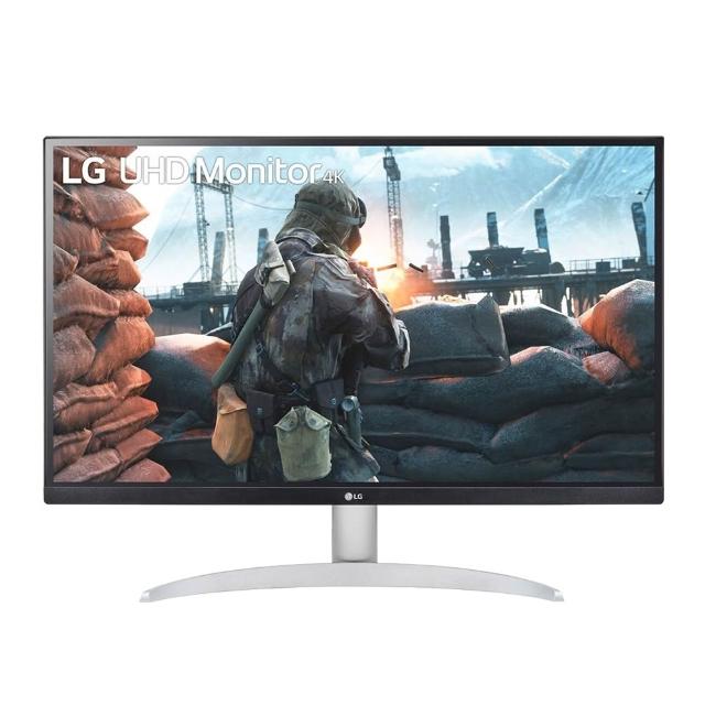 【LG 樂金】雷蛇有線電競滑鼠組★27UP600K-W 27型 IPS 4K 16:9 60Hz高畫質編輯螢幕(HDMI/DisplayPort)