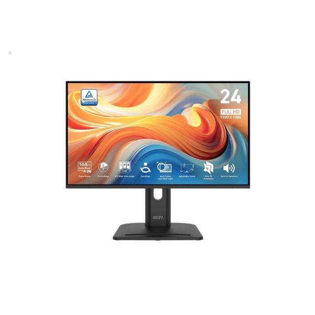 5入組★【MSI 微星】PRO MP245PG E14 24型 144Hz 平面螢幕(EyesErgo護眼/內建喇叭/可旋轉)