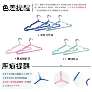 【同闆購物】不鏽鋼浸塑衣架 10入(衣架 防滑衣架 成人衣架 兒童衣架 浸塑衣架 防滑衣架 止滑衣架)