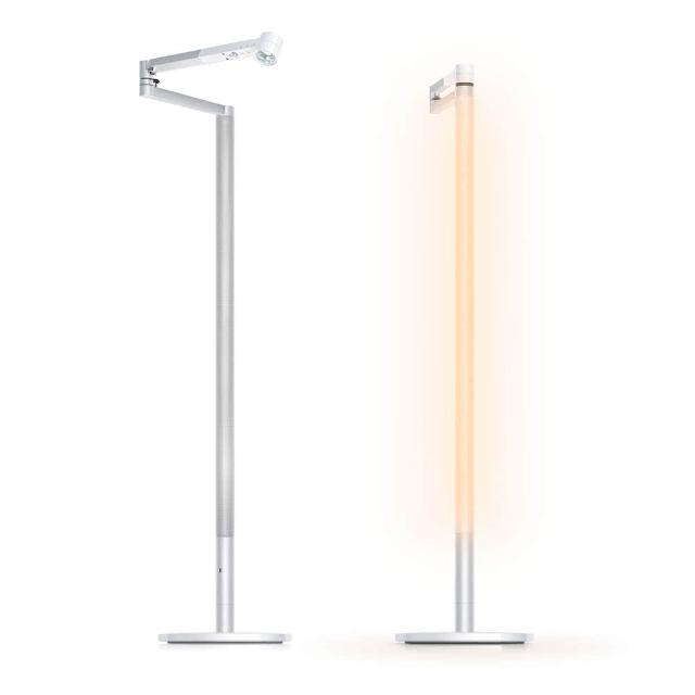 【dyson 戴森】Solarcycle Morph 立燈/落地燈(白銀色 智慧追蹤當地日光 多用途燈具)