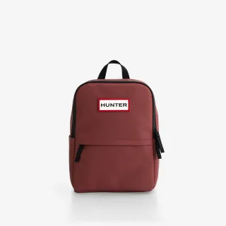【HUNTER】官方旗艦館_橡膠感防水後背包(栗棕紅)