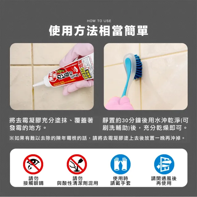 【Aimedia 艾美迪雅】專業用矽利康去霉凝膠80g/盒(讓發霉的矽利康時光倒流強效除霉膏)