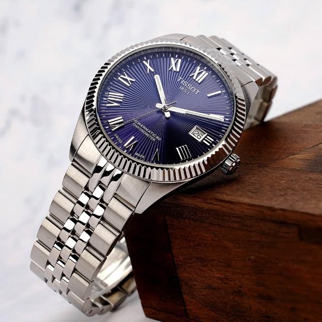 【TISSOT 天梭】T156.408.11.043.00 Ballade COSC 天文台認證機械錶 男錶-39mm (T1564081104300)
