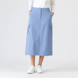 【TRAVELER 旅行者】女款四面彈吸排抗UV長裙｜252TR601(吸排/抗UV)