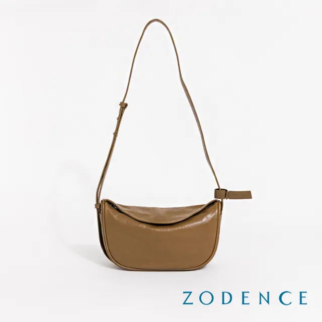 【ZODENCE 佐登司】LOLA植鞣真皮極簡個性斜背包(多色/新品)