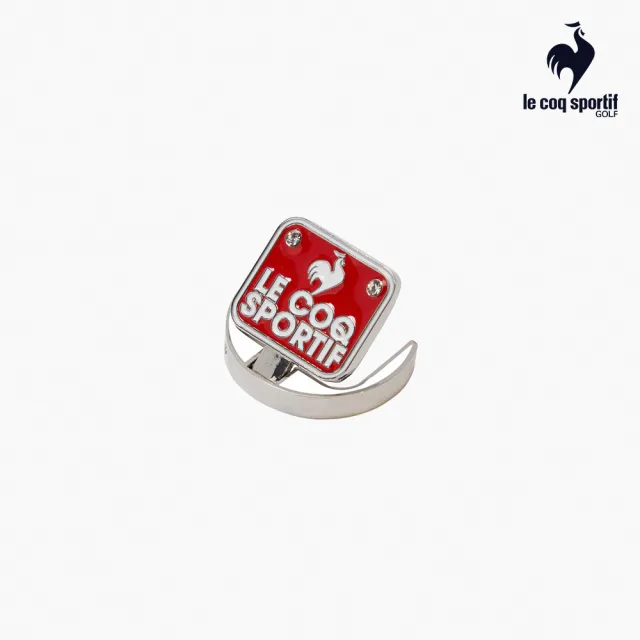 【LE COQ SPORTIF 公雞】高爾夫系列 女款紅色法國時尚高性能高爾夫球標 QLW0J763