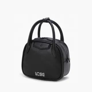 【LE COQ SPORTIF 公雞】高爾夫系列 女款黑色獨特設計實用單肩衣物袋 QLW0K581