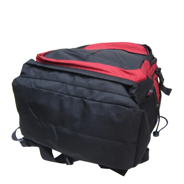 【SNOW.bagshop】雙11 後背包大容量可A4資夾(14吋電二主袋+外袋共四層尼龍布腰釦水瓶外袋)