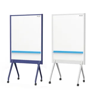 【PLUS 普樂士】時尚型屏風白板 海軍藍/淡灰 /台 ALKB-S0912DSK