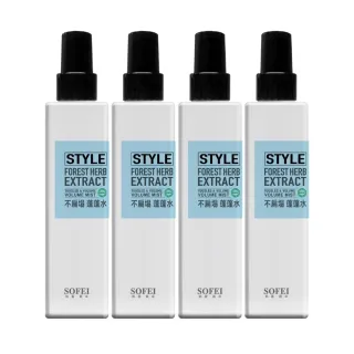 【SOFEI 舒妃】型色家 QQ捲髮造型乳x4瓶(180ml/瓶)