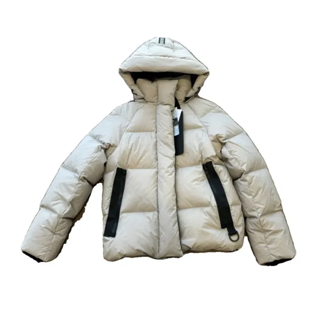【米蘭精品】現貨+預購 頂級真羽絨外套90%鵝絨羽絨衣秋冬外套保暖上衣大碼休閒女裝(加厚女外套2色t1mr29)