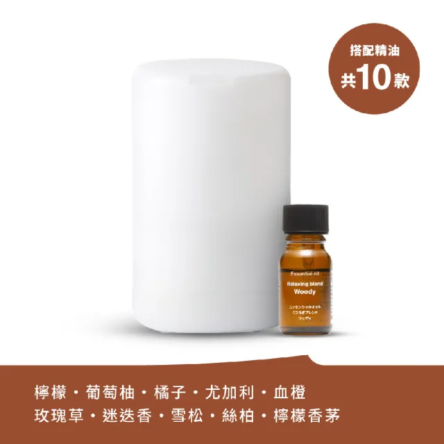 【MUJI 無印良品】超音波芬香噴霧器+精油10ml/390元款式 尤加利/血橙/玫瑰草/迷迭香/絲柏/檸檬香茅/葡萄柚