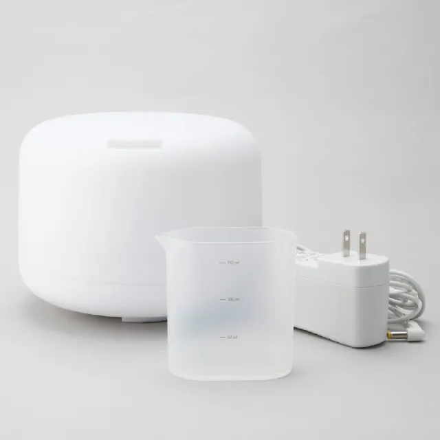【MUJI 無印良品】大容量超音波芬香噴霧器+精油10ml/490元款式(日本扁柏/薄荷胡椒/薰衣草/茶樹/佛手柑)