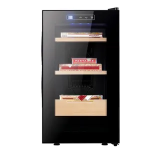 【Lezun】46L電子恒溫恒濕雪茄櫃 養茄櫃 雪茄盒(紅酒櫃 養茄房 雪茄恒溫櫃)