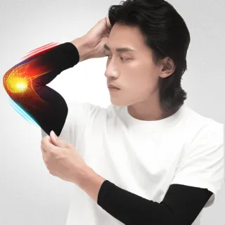 【GIAT 吉亞特】石墨烯遠紅外線護肘套 1雙組(男女適用 台灣製 彈力)