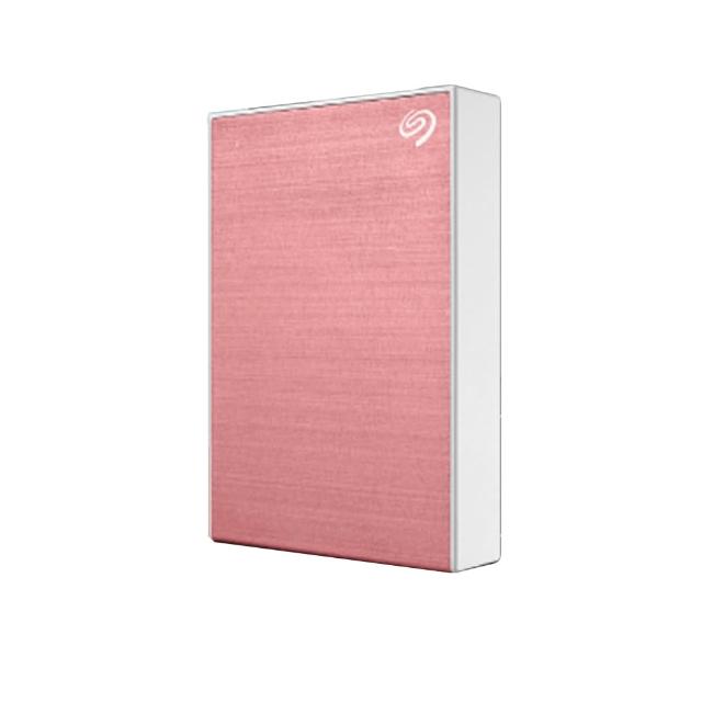 2入組★【SEAGATE 希捷】One Touch 2TB 2.5吋行動硬碟-玫瑰金(STKY2000405)