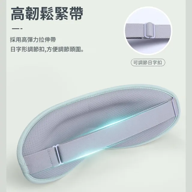 【ANTIAN】3D熱敷眼部震動按摩眼罩 按摩SPA護眼蒸汽眼罩 遮光助眠眼罩 睡眠眼罩