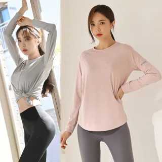 【BODYAIR】韓妞必BUY透氣長袖上衣(瑜珈.慢跑.運動.健身.透氣.舞蹈.運動服)