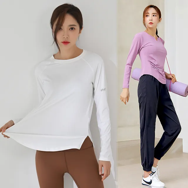 【BODYAIR】韓妞必BUY透氣長袖上衣(瑜珈.慢跑.運動.健身.透氣.舞蹈.運動服)