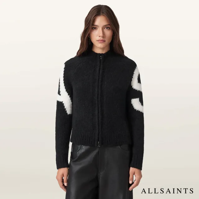 【ALLSAINTS】SYLVIE 羊毛混紡針織外套 W039KD(修身版型)