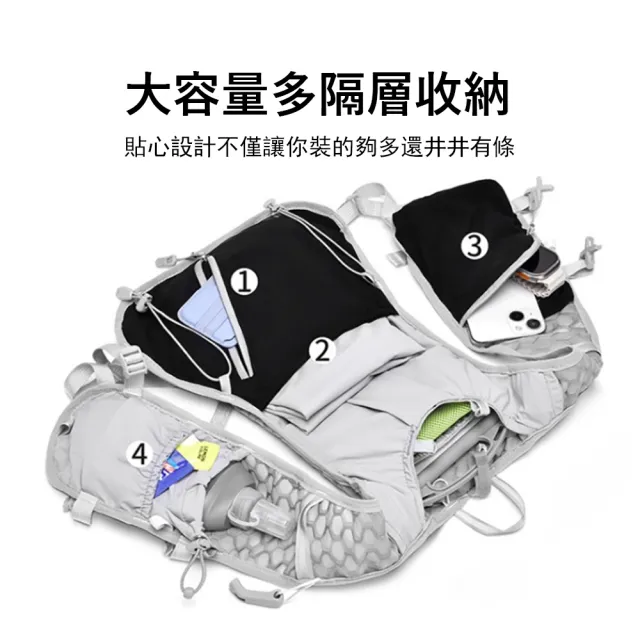 【Yurm】輕量戶外登山包 越野騎行背包 透氣後背包 雙肩包 跑步/馬拉松運動背包